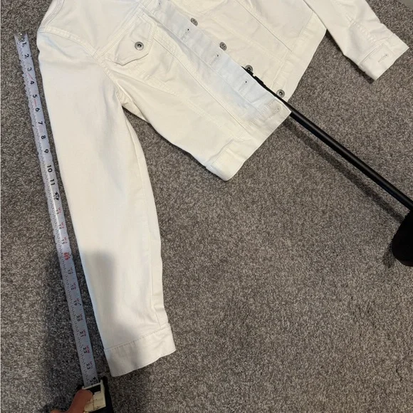 Jessica Simpson White Denim Jacket - Picture 6 of 6